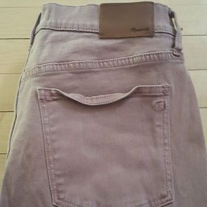 Madewell lavender pinkish skinny jeans 28